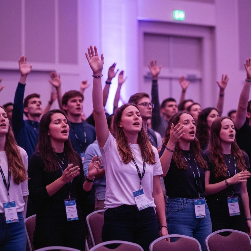 Youth at conference